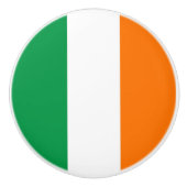 Poignée en céramique avec drapeau d'Irlande (Devant)