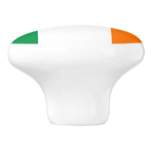 Poignée en céramique avec drapeau d'Irlande (Côté)