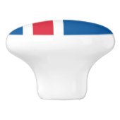 Poignée en céramique avec drapeau d'Islande (Côté)