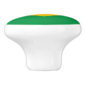 Poignée en céramique avec drapeau du Brésil (Côté)