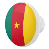 Poignée en céramique avec drapeau du Cameroun (Droite)