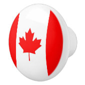 Poignée en céramique avec drapeau du Canada (Droite)