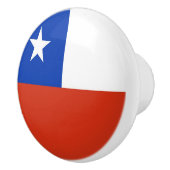 Poignée en céramique avec drapeau du Chili (Droite)