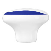 Poignée en céramique avec drapeau du Costa Rica (Côté)