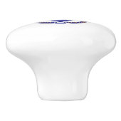 Poignée en céramique avec drapeau du Massachusetts (Côté)