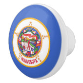 Poignée en céramique avec drapeau du Minnesota (Droite)