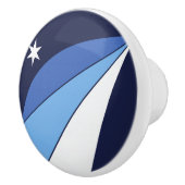 Poignée en céramique avec le drapeau de Columbia,  (Droite)