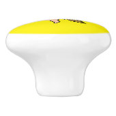 Poignée en céramique avec le drapeau de la Sicile, (Côté)