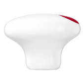 Poignée en céramique avec le drapeau de l'Alabama, (Côté)