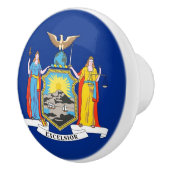 Poignée en céramique avec le drapeau de New York,  (Droite)