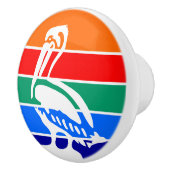 Poignée en céramique avec le drapeau de Saint-Péte (Droite)