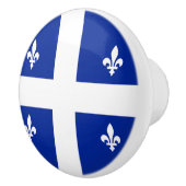 Poignée en céramique avec le drapeau du Québec, Ca (Droite)