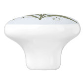 Poignée en Céramique lilas des champs (Côté)