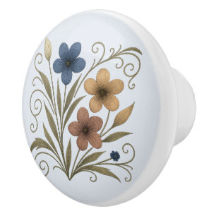Poignée en Céramique printemps hâtif, handle door