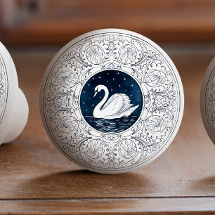 Poignée en céramique Swan British Royal Blue de st