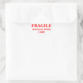 POIGNÉE FRAGILE AVEC étiquette d'expédition de col (Sac)