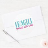 Poignée Fragile Avec Soin - Sticker pour petites e (Enveloppe)