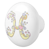 Poignée H monogramme de lettre décorative (Droite)