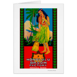 Poignée LabelHonolulu, HI de balai de Honolulu