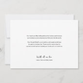 Poignée moderne Baby Photo amour et merci (Dos)