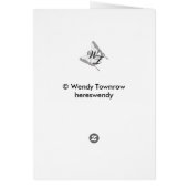 Poignée peinte sur arrière - plan texturé (Dos)