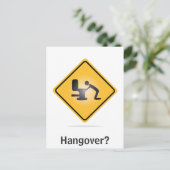 Poignée verticale texte drôle carte postale (Debout devant)