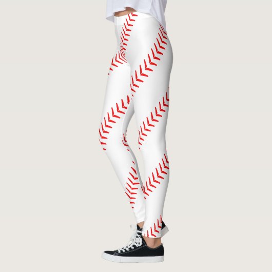 Poignées de baseball féminin (coutures) Leggings b (Gauche)