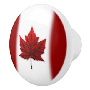 Poignées de porte Feuille d'érable du Canada Décor