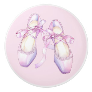 Poignées en céramique Rose Féminin Chaussures de B