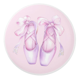 Poignées en céramique Rose Féminin Chaussures de B