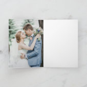 Poignets de feuilles avec Carte de remerciements d (Intérieur)