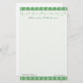 Poignets et paille Vibrant Papeterie Customisée ve (Devant / Derrière)