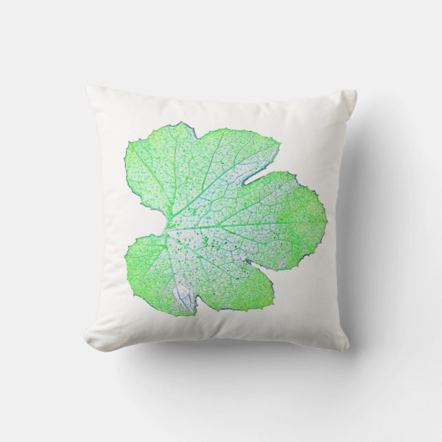 Poignets vert feuille texture coussin poussoir ore (Recto)