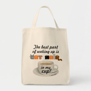 Poils de Chat Dans Ma Tasse! Sacs De Courses Humor