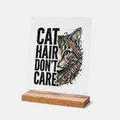 Poils de Chat N'ont Aucune Importance Gravure Vint (Angle)