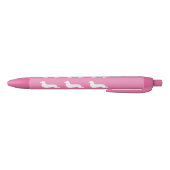 Poils longs roses Dachshund'encre stylo Dachshund  (Bas)