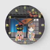 Poiluna's 7-5-3 viering ronde klok (Voorkant)