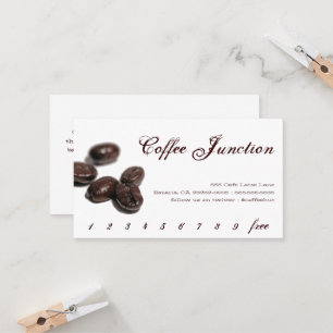 Poinçon de boissons de café/carte de fidélité
