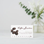 Poinçon de boissons de café/carte de fidélité (Debout devant)