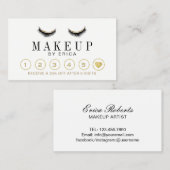 Poinçon moderne de fidélité de maquilleur de (Devant / Derrière)