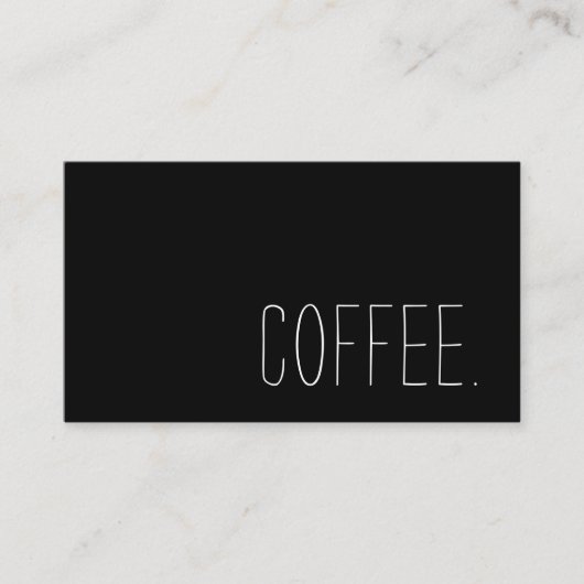 Poinçon simple de fidélité de café-restaurant (Devant)