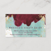 Poinçon turquoise rouge de remise de fidélité (Dos)