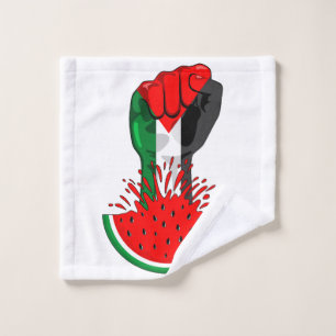 Poing de résistance palestinienne sur le symbole d