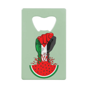 Poing de résistance palestinienne sur le symbole d