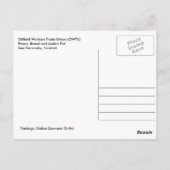 Poing OWTU, San Fernando, Carte postale Trinidad (Dos)