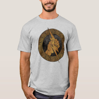 Poing vintage de mythologie grecque de T-shirt de