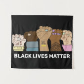 Poings d'alimentation / Tapisserie BLM (Devant (Horizontal))