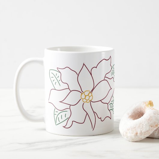 Poinsététie minimale - Mug de dessin (Avec donut)