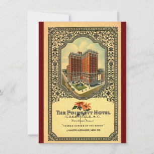 Poinsett Hotel Greenville SC  Kaart