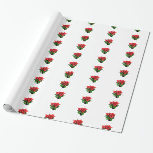 Poinsetta-pakpapier Cadeaupapier